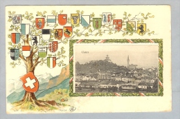 AK ZH Uster 1905-08-02 Prägelitho Wappen Fotofenster LAZ - Uster