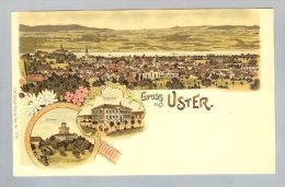 AK ZH Uster Ungebraucht Litho C.Künzli #1290 - Uster