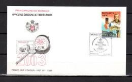 MONACO 2002 : Enveloppe 1er Jour " 200 ANS DE L´ECOLE MILITAIRE DE SAIT-CYR " N° YT 2381. Parfait état. FDC - Militares