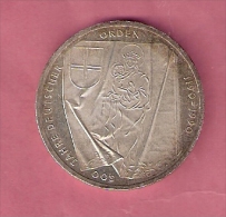 DUITSLAND 10 MARK 1990J SILVER 500 JAHRE DEUTCHER ORDEN - Autres & Non Classés