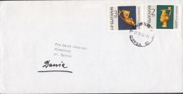 Bulgaria SOFIA 1968 Cover Lettera SKAMSTRUP Pr. MØRKØV Denmark Gold Treasure Goldschatz Von Panagurischte Stamps - Covers & Documents