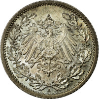 Monnaie, GERMANY - EMPIRE, 1/2 Mark, 1913, Berlin, SPL, Argent, KM:17 - 1/2 Mark