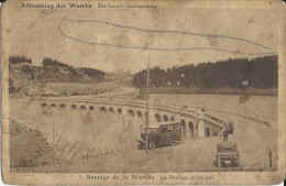 Afdamming Der Warche    De Hoofd Afdamming;  Staat Van De Kaart Zie Scans;  1932  Naar  Buggenhout  -  Opstal - Elsenborn (camp)