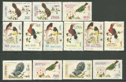Bhoutan Neufs Sans Charniére, MINT NEVER HINGED, RARE BIRDS 1968 - Bhután