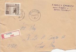 19620- RADIO, STAMPS ON REGISTERED COVER, 1968, ROMANIA - Lettres & Documents