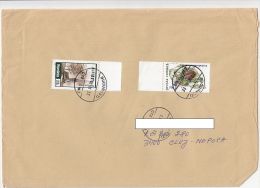 2054FM- BEETLE, MARAMURES WOODEN CHURCH, STAMPS ON COVER, 2001, ROMANIA - Storia Postale