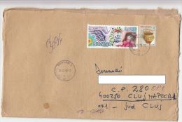 2065FM- NON-VIOLENCE INTERNATIONAL DAY, CERAMIC POT, STAMPS ON REGISTERED COVER, 2010, ROMANIA - Storia Postale