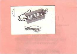 FRANCE PASSEPORT DISNEY FASTPASS RARE FASTPASS CAST MEMBERS - Disney-Pässe