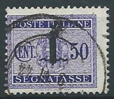 1944 RSI USATO SEGNATASSE FASCETTO 50 CENT - W189 - Taxe