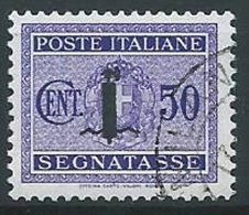 1944 RSI USATO SEGNATASSE FASCETTO 50 CENT - W189-2 - Portomarken