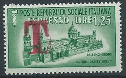 1944 RSI ESPRESSO SEGNATASSE DI EMERGENZA MNH ** - W194 - Segnatasse