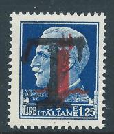 1944 RSI FASCETTO 1,25 LIRE SEGNATASSE DI EMERGENZA MNH ** - W195 - Taxe