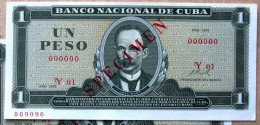 Exelente 1972, Un Peso SPECIMEN, UNC. Primros Años De Revolución. - Kuba