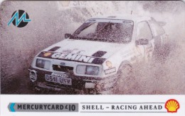 Paytelco, PYSH008, Shell Petrol, Rally Car, Unused £10 Card, 2 Scans.   5PSHC - [ 4] Mercury Communications & Paytelco