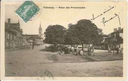 CPA 79 - Thénezay - Place Des Promenades - Thenezay