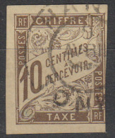 #83# COLONIES GENERALES TAXE N° 19 Oblitéré Hanoi (Tonkin) - Taxe