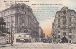 Austria PPC Wien, Rauscherstrasse Gegen Die Wallenstein- Und Dammstrasse Tram Tramways WIEN 1916 (2 Scans) - Vienna Center