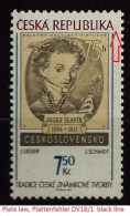 Czech Republic 2007 MNH ** Mi 501 Sc 3331 Czech Stamp Production Heritage Plate Flaw, Plattenfehler - Nuovi