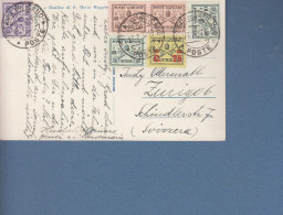 Vaticano (1932) Conciliazione Su Cartolina In Tariffa Per La Svizzera - Covers & Documents