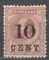 Suriname 1898 Mi#39 I Mint Lightly Hinged - Suriname ... - 1975