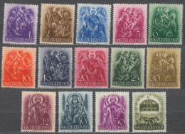 Hungary 1938 Mi#551-564 Mint Hinged - Unused Stamps
