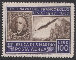 San Marino 1947 Mi#396 Mint Hinged - Ongebruikt