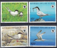 Benin. 1989. Roseate Terns. WWF. MNH Set. SCV = 11.00 - Palmípedos Marinos