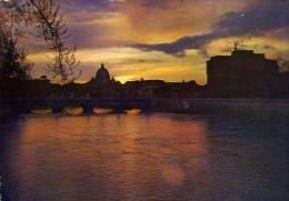 Roma - Ponte E Castel S.angelo - 217 - Formato Grande Viaggiata - Bruggen