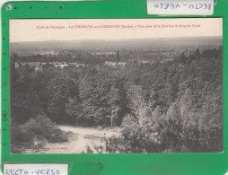 LA FRESNAYE SUR CHEDOUET VUE PRISE DE LA CARRIERE DE BRUYERE LOUIS - La Fresnaye Sur Chédouet