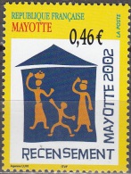 Mayotte 2002 Yvert 132 Neuf ** Cote (2015) 2.00 Euro Recensement - Neufs