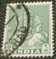 India 1949 Trimurti 9p - Used - Used Stamps