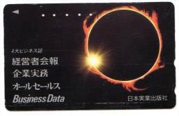 JAPON TELECARTE ECLIPSE LUNAIRE - Astronomy