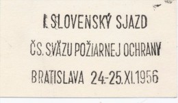 J1477 - Czechoslovakia (1945-79) Control Imprint Stamp Machine (R!): Slovak Congress Association Of Fire Protection - Essais & Réimpressions