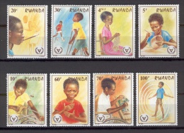 RWANDA 1981 - Année Internationale Des Personnes Handicapées - 8 Val Neuf // Mnh - Nuovi
