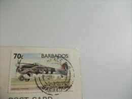 STORIA POSTALE FRANCOBOLLO COMMEMORATIVO AEREO Barbados Panorama - Barbados