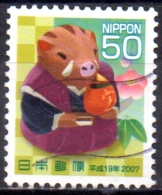 JAPAN 2007 New Year's Greetings - 50y.   - Rat ('Junishi Shofuku Dorei')   FU - Brieven En Documenten