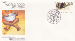 NATIONS  UNIES   1984  New York  FDC  Y.T. N° 410 - Oblitérés