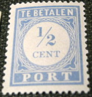 Netherlands 1934 Postage Due 0.5c - Mint - Strafportzegels