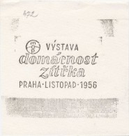 J1512 - Czechoslovakia (1945-79) Control Imprint Stamp Machine (R!): The Exhibition "Home Of Tomorrow"; November 1956 - Proofs & Reprints