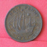 GREAT BRITAIN  1/2  PENNY  1957   KM# 896  -    (Nº11849) - C. 1/2 Penny