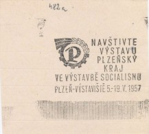 J1531 - Czechoslovakia (1945-79) Control Imprint Stamp Machine (R!): Visit The Exhibition Pilsen Region In Building ... - Probe- Und Nachdrucke