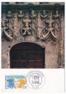 FRANCE => Carte Maximum - 2,20 Valence - La Porte De La Maison Des Têtes - 1988 - 1980-1989