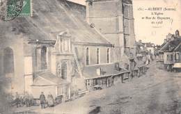 Albert     80     Eglise Et Rue De Bapaume  En 1705 ???? - Albert