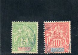 MADAGASCAR 1900-6 O - Oblitérés