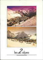Les 2 Deux ALPES  (Isère 38) Multivues Tête De Lauranoure Muzelle Pied Mouttet ..(circulé 1994 Voir Détails 2scan) MX022 - Vénosc