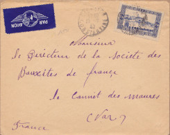 14531# ALGERIE LETTRE PAR AVION Obl CONSTANTINE 1932 ALGERIE Pour LE CANNET DES MAURES VAR - Covers & Documents