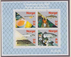 Norway 1987 Stamp Day / Fishing Industry M/s ** Mnh (F3352) - Blokken & Velletjes