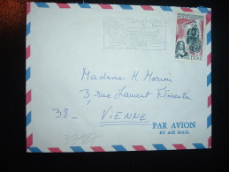 LETTRE PAR AVION TP ILE BOURBON 15F OBL.MEC.2-?-196? SAINT-DENIS REUNION - Cartas & Documentos