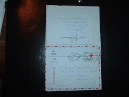 AEROGRAMME FEUILLE DE PLATANE OBL.MEC.11 I 1968 WINNIPEG MANITOBA - Covers & Documents