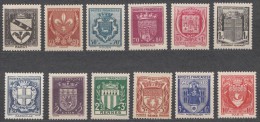 France 1941 Yvert#526-537 Mint Never Hinged (sans Charnieres) - Unused Stamps